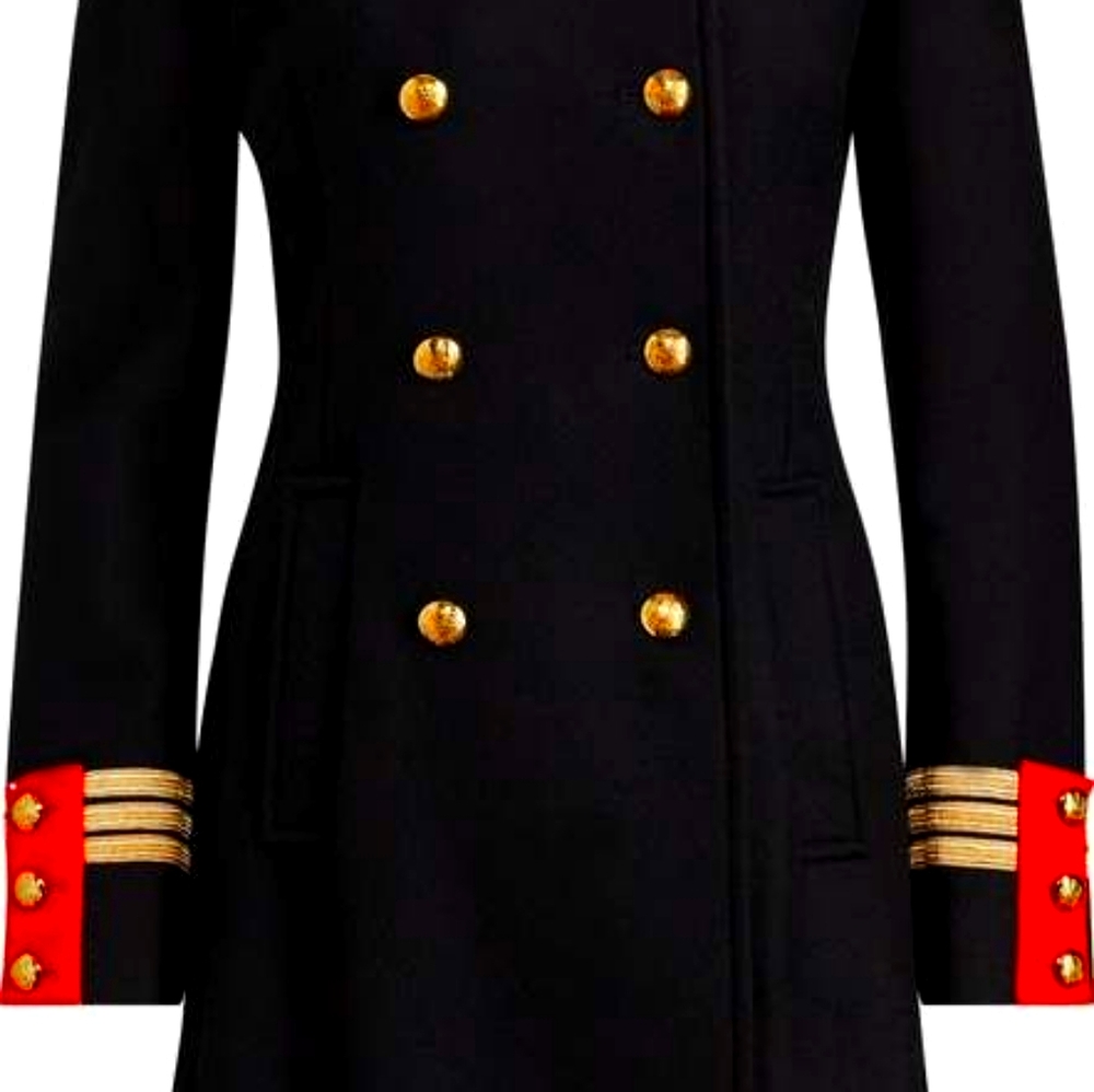 Brand New Ralph Lauren military style peacoat